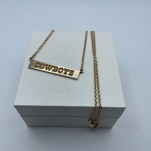 SOLD! Dallas Cowboys Official Sterling Silver Bar Necklace